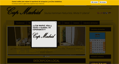 Desktop Screenshot of cap-madrid.com