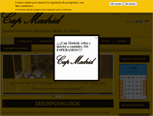 Tablet Screenshot of cap-madrid.com
